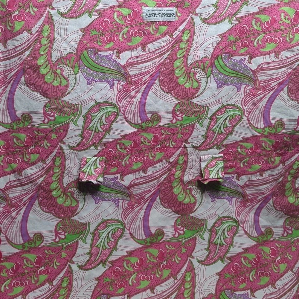 Original Carseat Canopy Infant Car Set Canopy Sprinkled‎ Pink Green Minky Dot